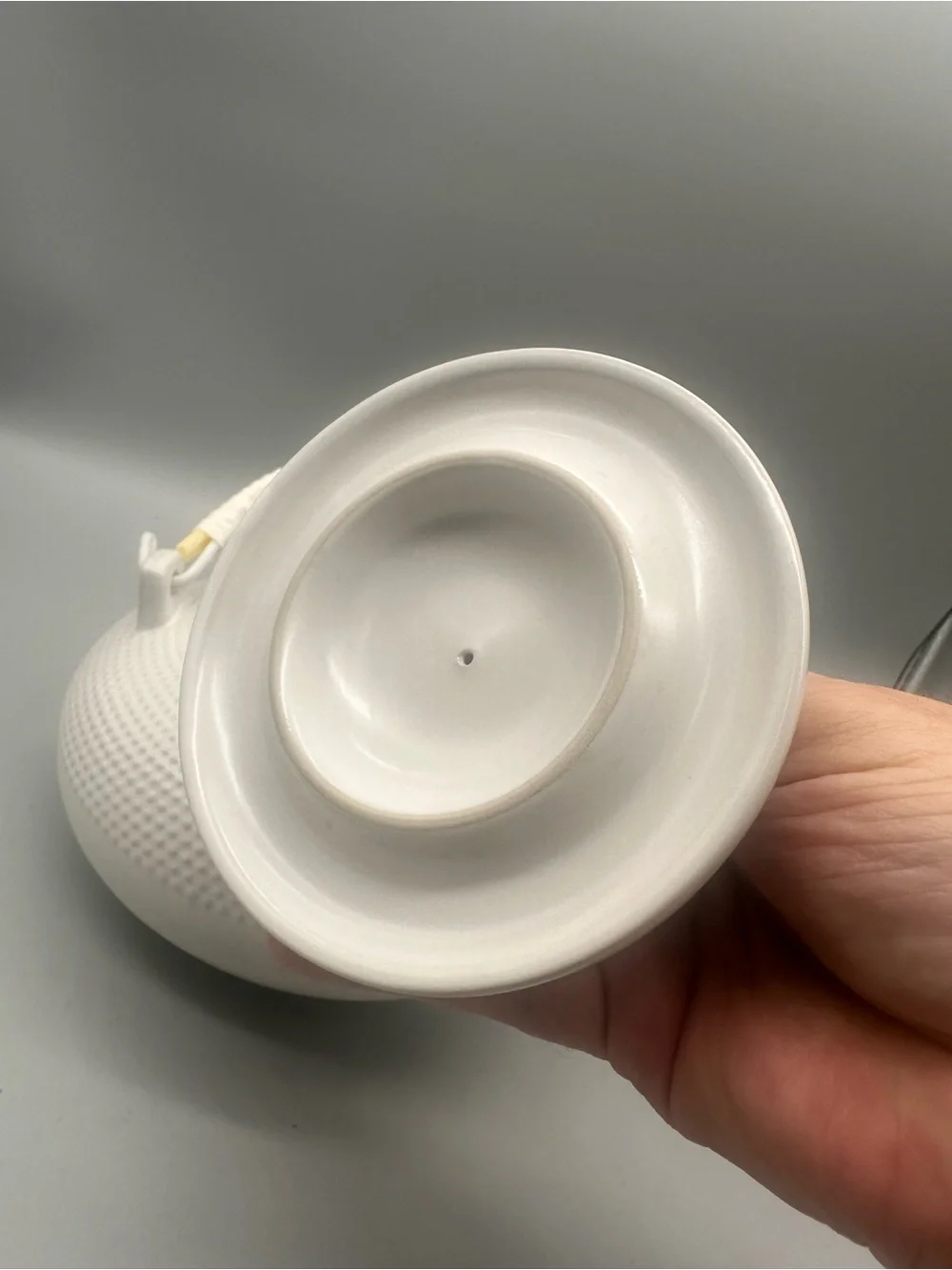 MSRF Design Studio White Ceramic Teapot